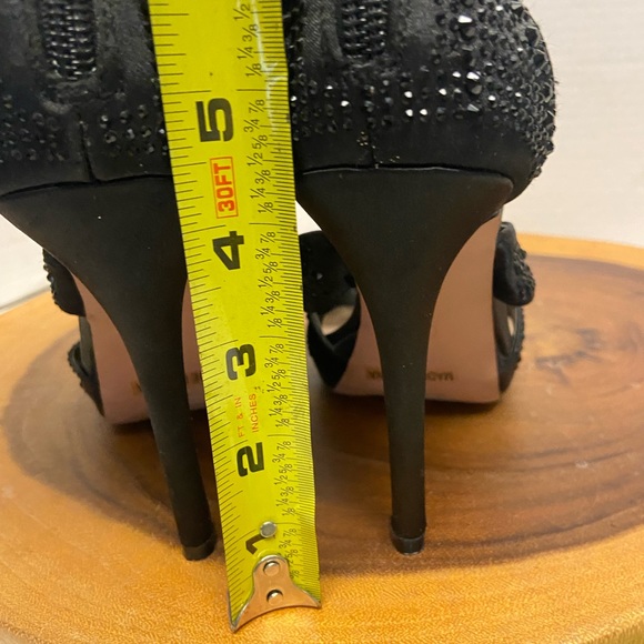 De Blossom Collection PRINCESS Blinged Jeweled Cut Out Stiletto Formal Heels - Picture 11 of 14